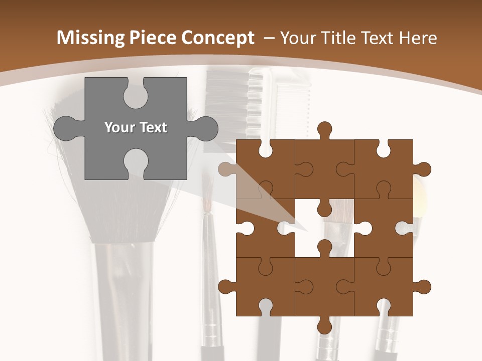 Make White Brush PowerPoint Template