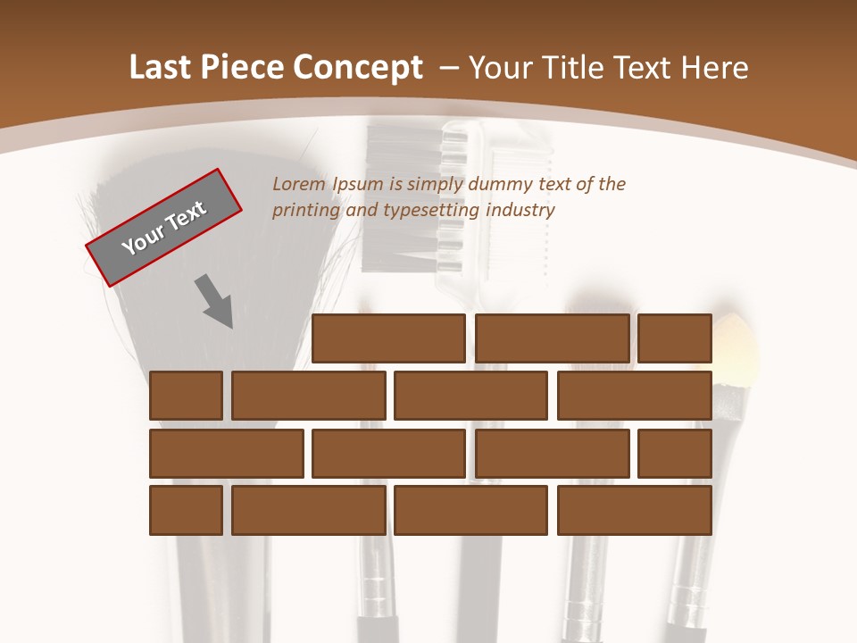 Make White Brush PowerPoint Template
