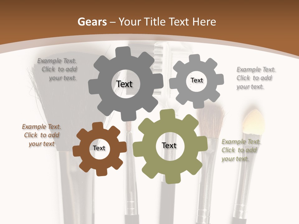 Make White Brush PowerPoint Template