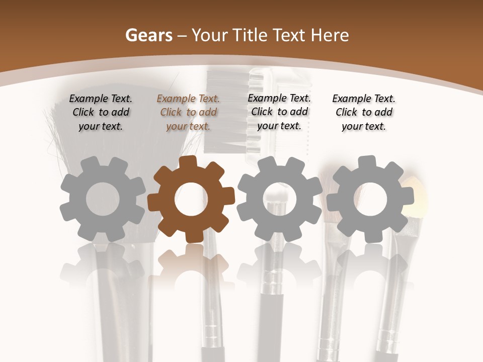 Make White Brush PowerPoint Template