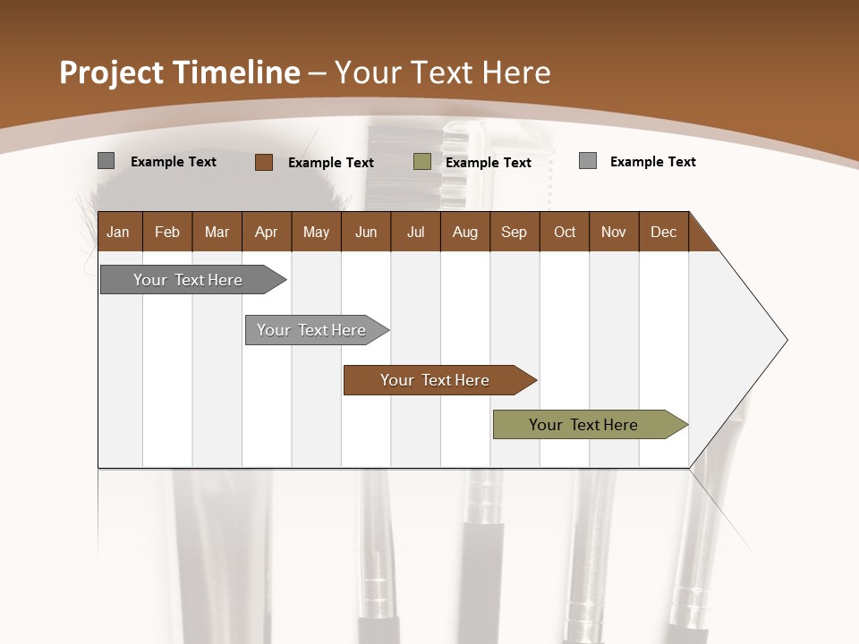 Make White Brush PowerPoint Template