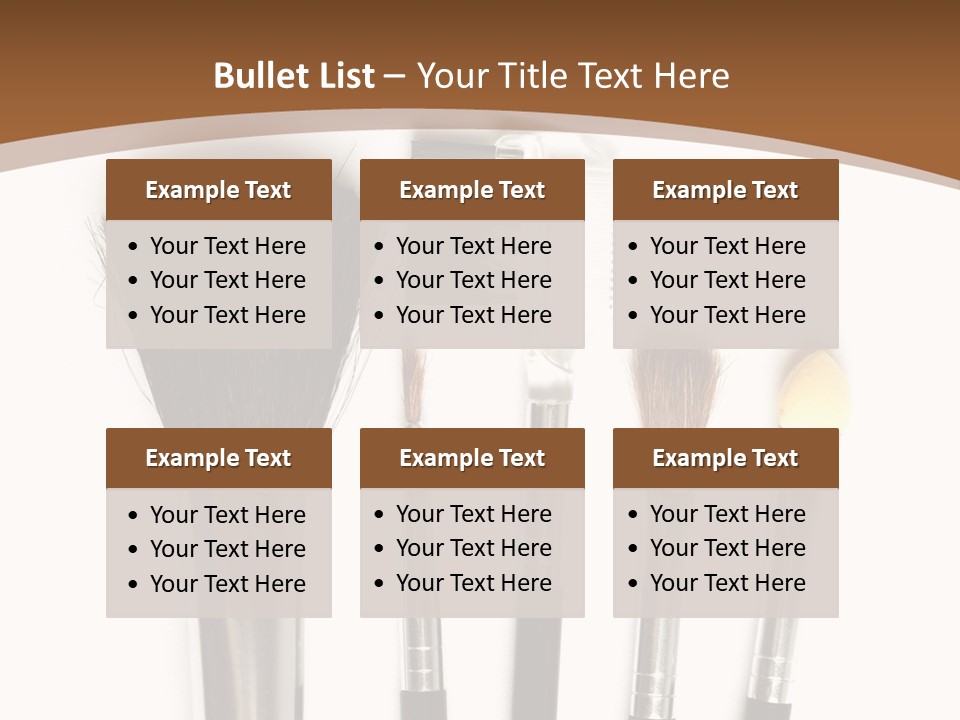 Make White Brush PowerPoint Template