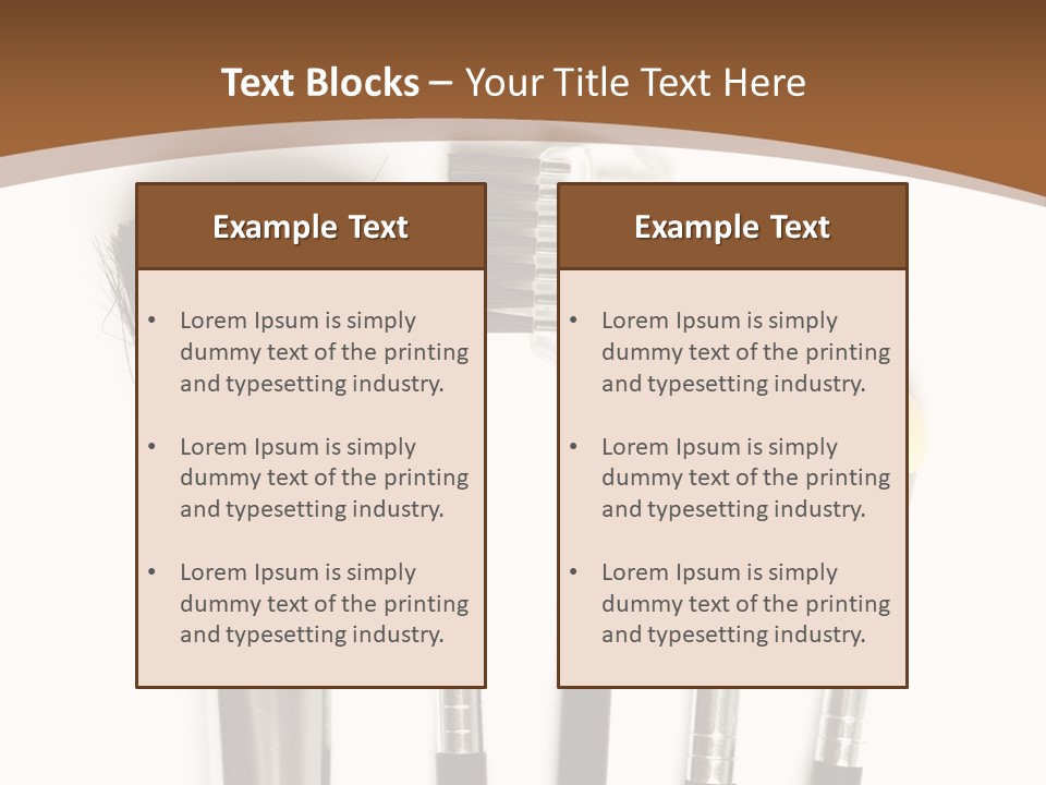 Make White Brush PowerPoint Template