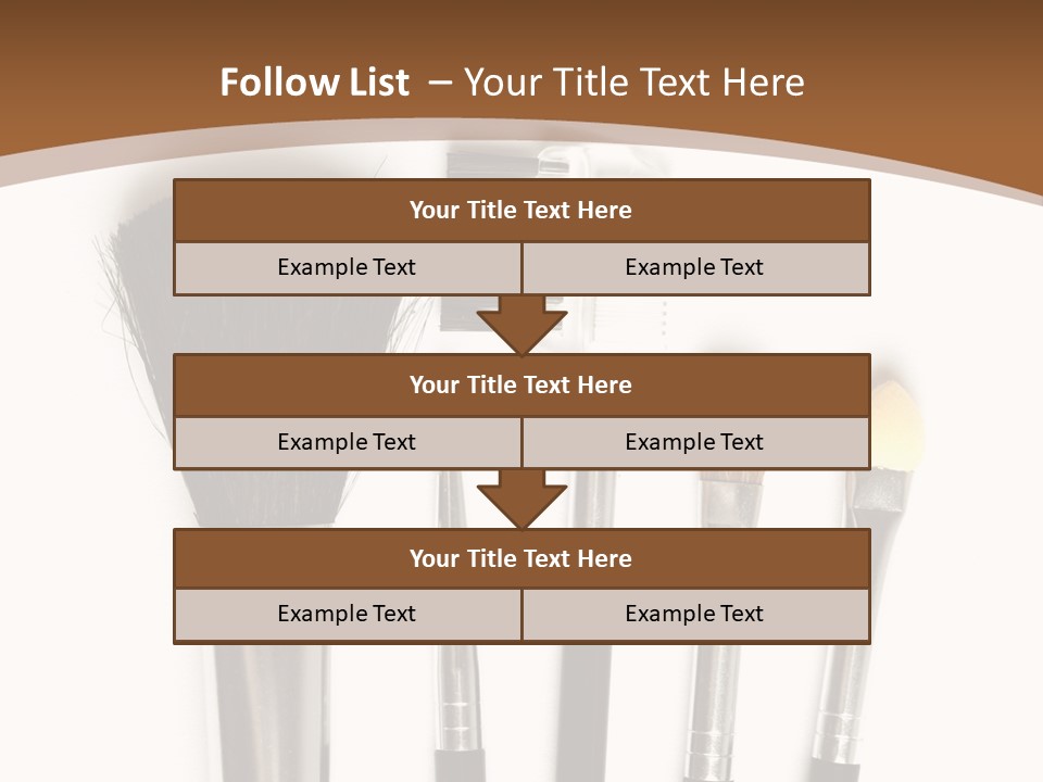 Make White Brush PowerPoint Template