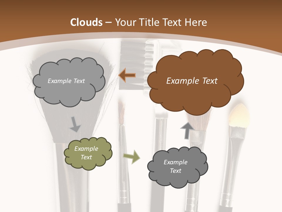 Make White Brush PowerPoint Template