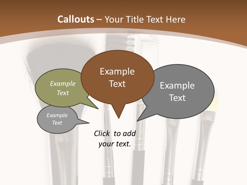Make White Brush PowerPoint Template
