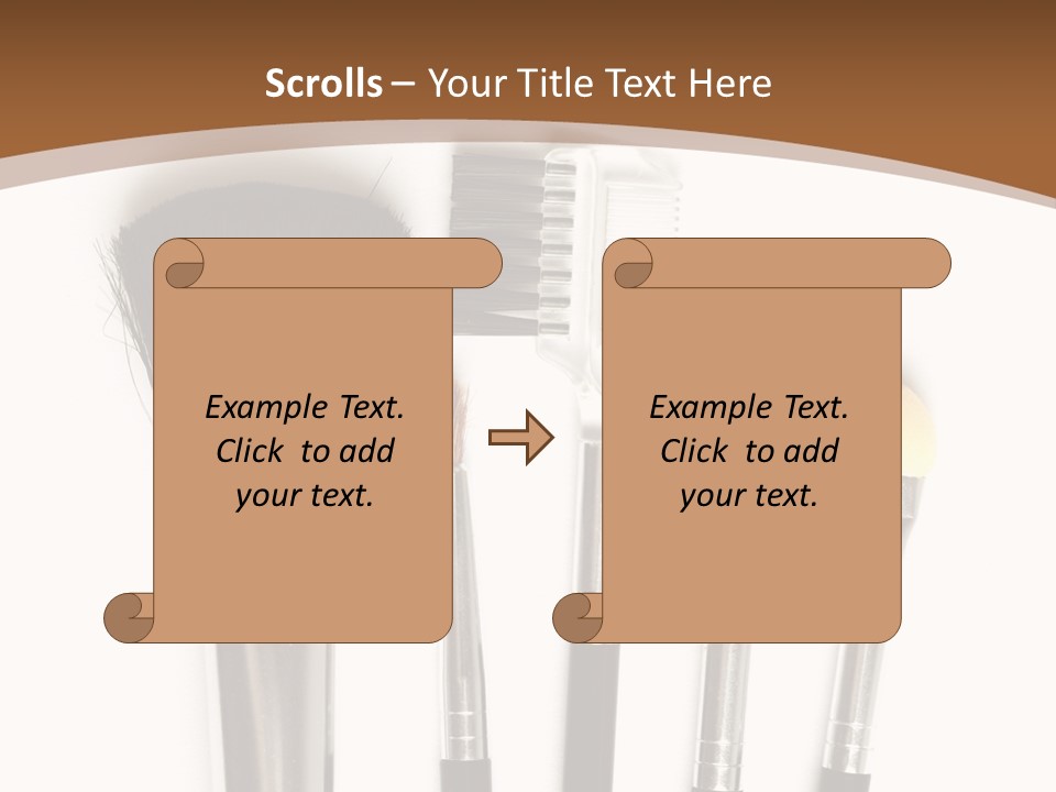 Make White Brush PowerPoint Template