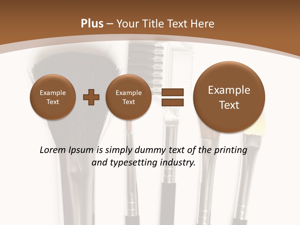 Make White Brush PowerPoint Template