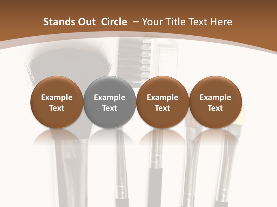Make White Brush PowerPoint Template