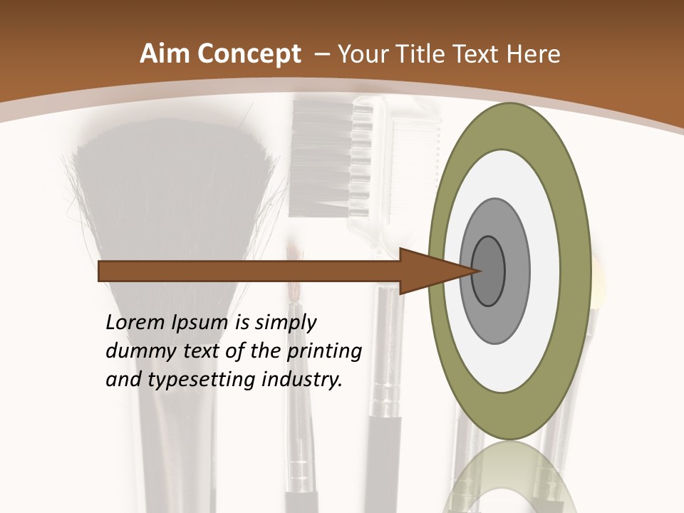 Make White Brush PowerPoint Template