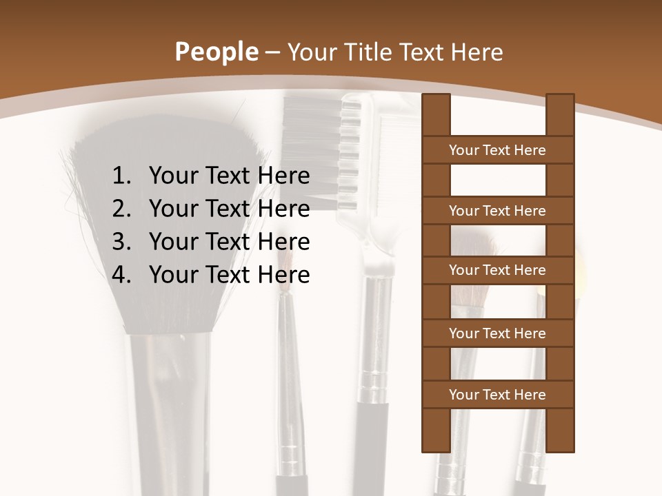 Make White Brush PowerPoint Template
