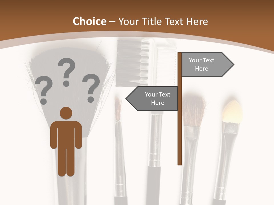 Make White Brush PowerPoint Template