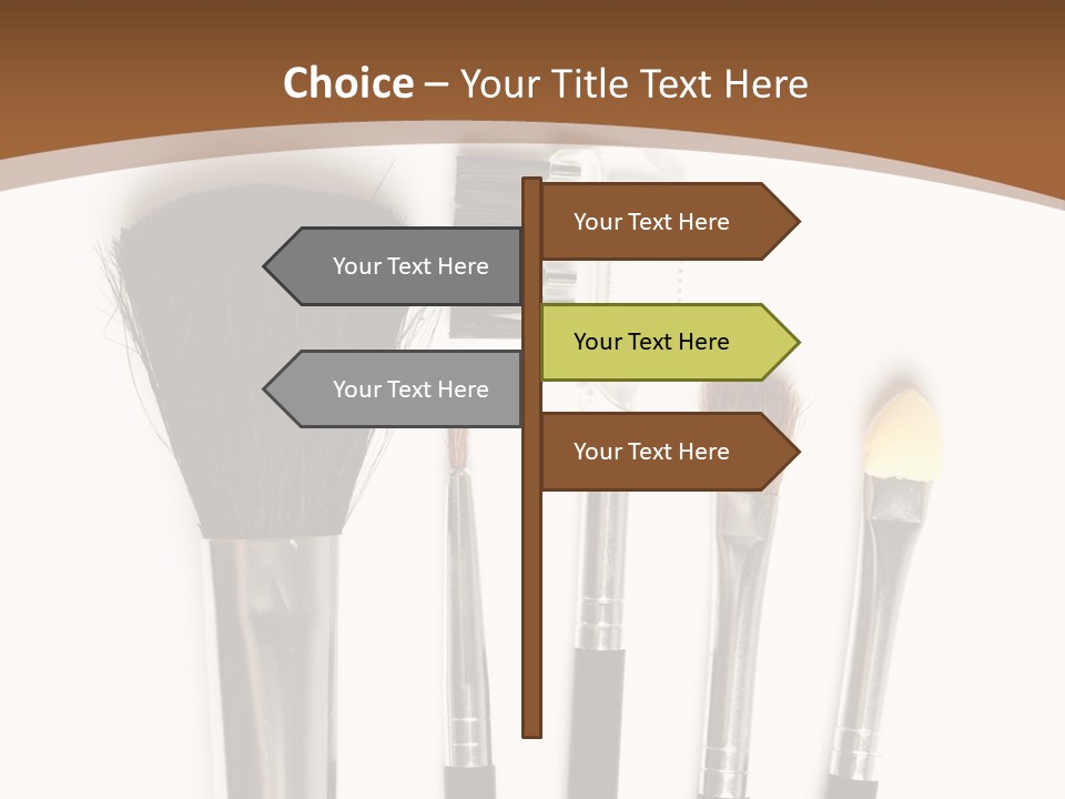 Make White Brush PowerPoint Template
