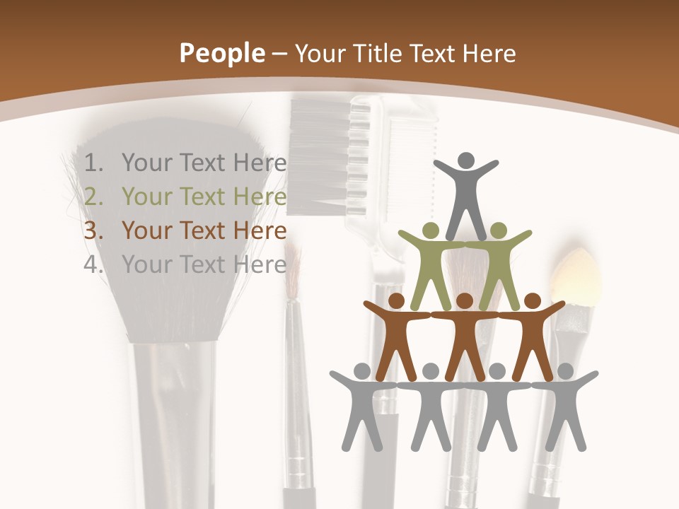 Make White Brush PowerPoint Template