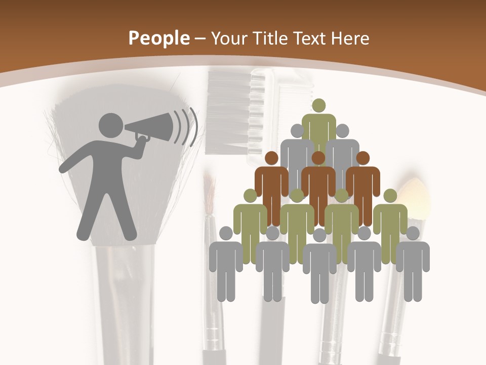 Make White Brush PowerPoint Template