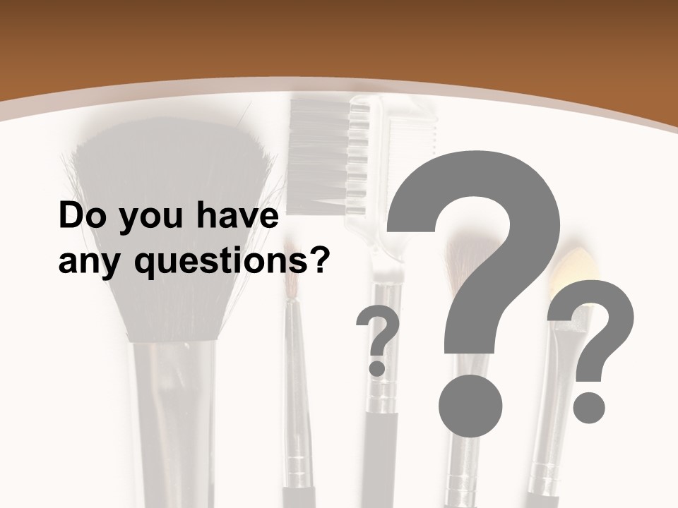 Make White Brush PowerPoint Template