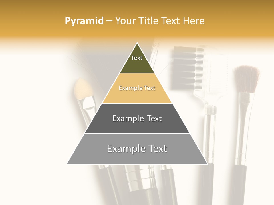 Makeup Isolated Brush PowerPoint Template