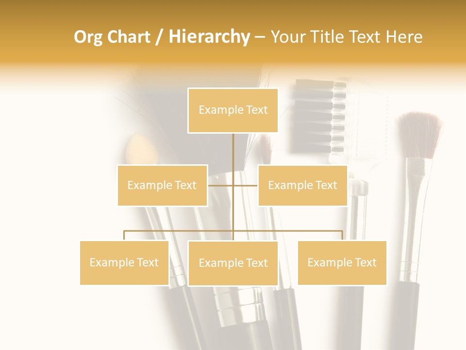 Makeup Isolated Brush PowerPoint Template