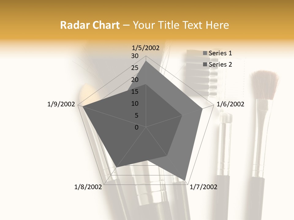 Makeup Isolated Brush PowerPoint Template