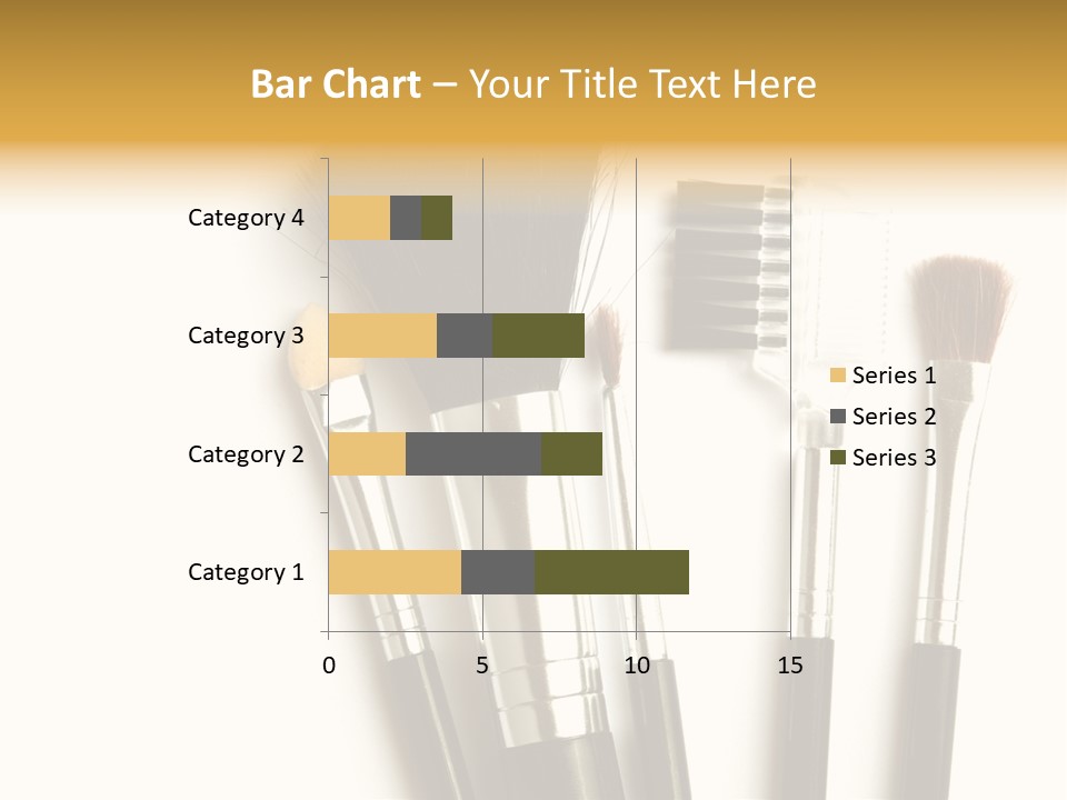 Makeup Isolated Brush PowerPoint Template