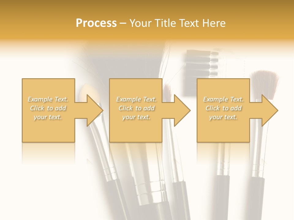 Makeup Isolated Brush PowerPoint Template