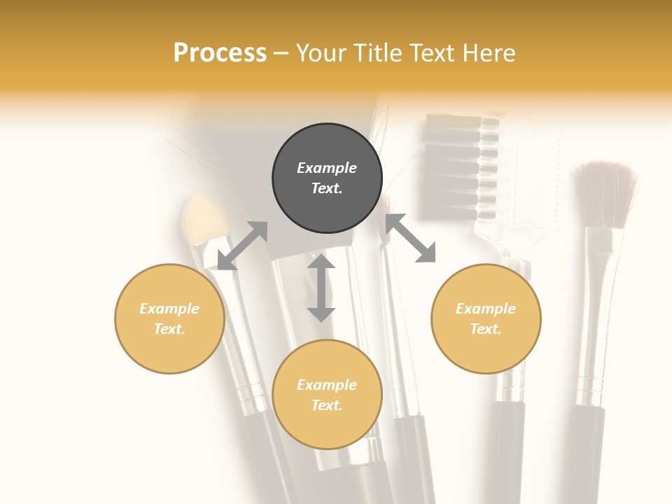 Makeup Isolated Brush PowerPoint Template