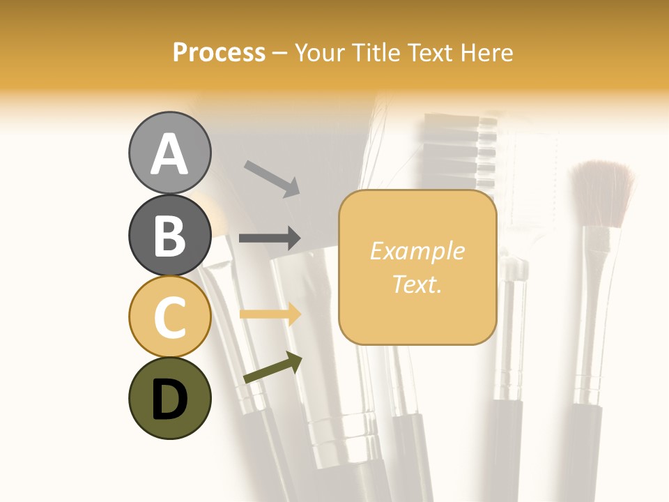 Makeup Isolated Brush PowerPoint Template
