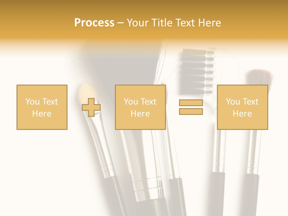 Makeup Isolated Brush PowerPoint Template