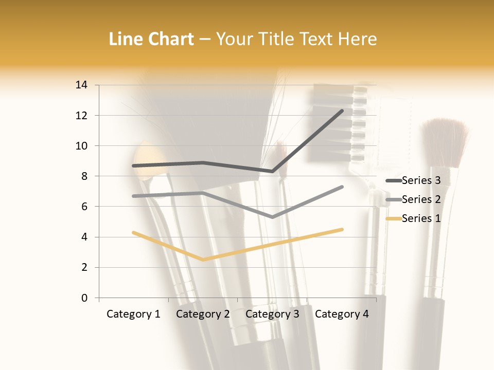 Makeup Isolated Brush PowerPoint Template