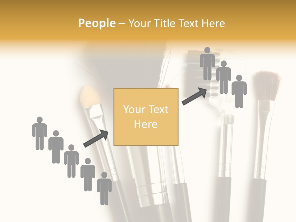 Makeup Isolated Brush PowerPoint Template