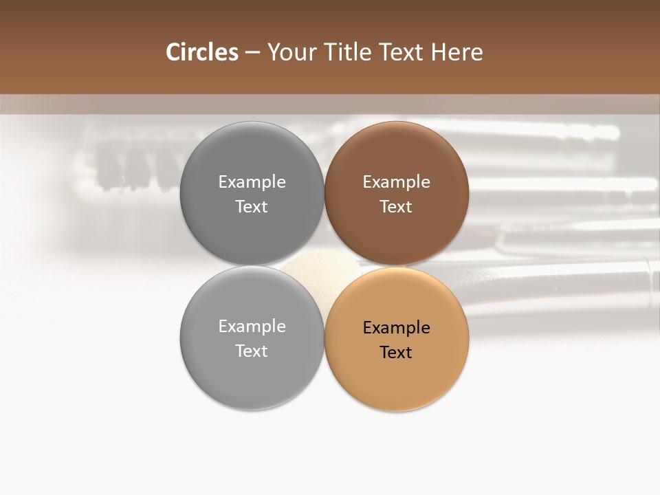 Isolated White Black PowerPoint Template