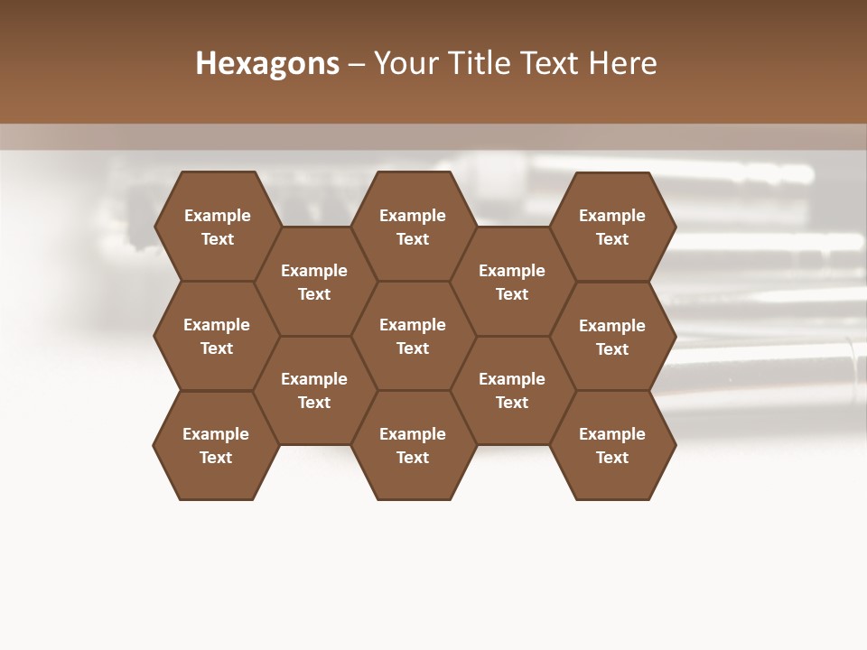 Isolated White Black PowerPoint Template