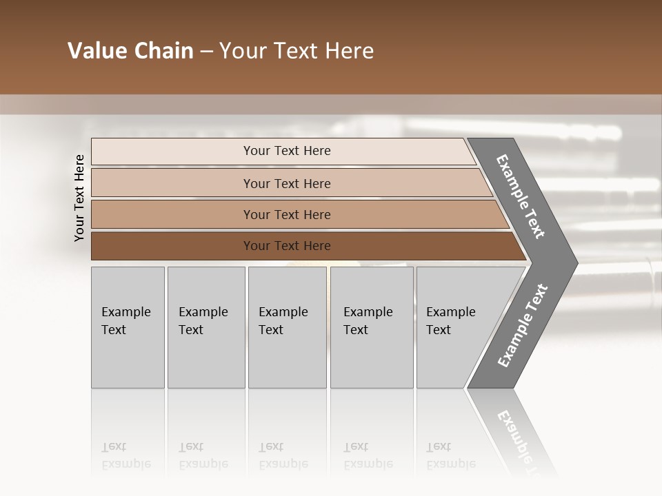 Isolated White Black PowerPoint Template