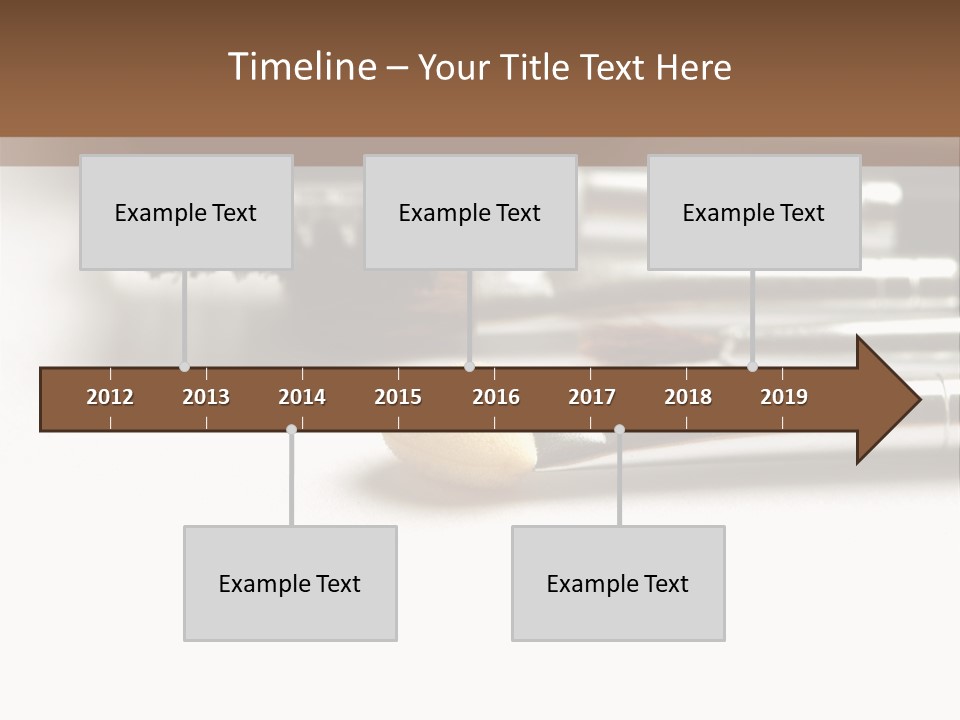 Isolated White Black PowerPoint Template