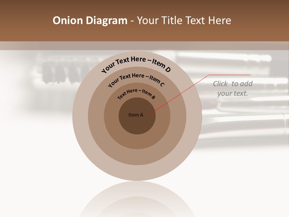 Isolated White Black PowerPoint Template