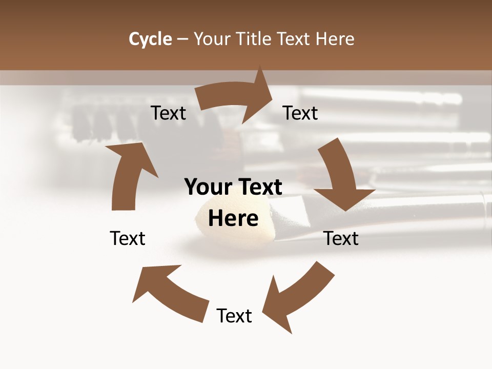 Isolated White Black PowerPoint Template