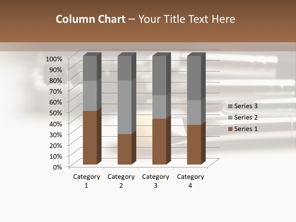 Isolated White Black PowerPoint Template