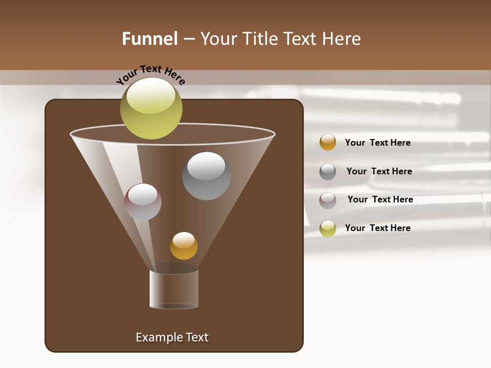 Isolated White Black PowerPoint Template