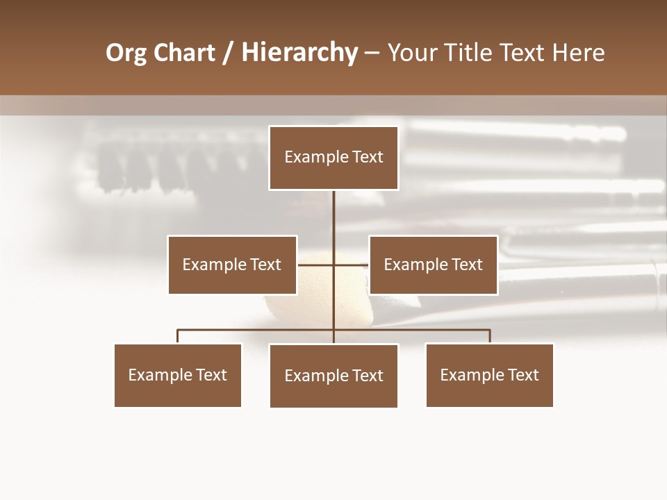 Isolated White Black PowerPoint Template