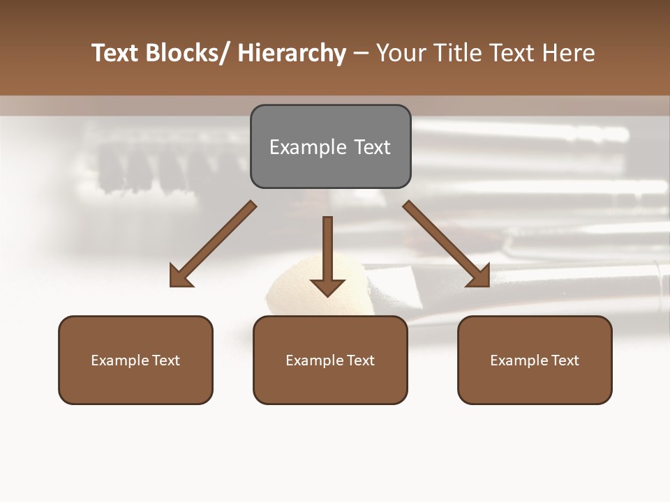 Isolated White Black PowerPoint Template