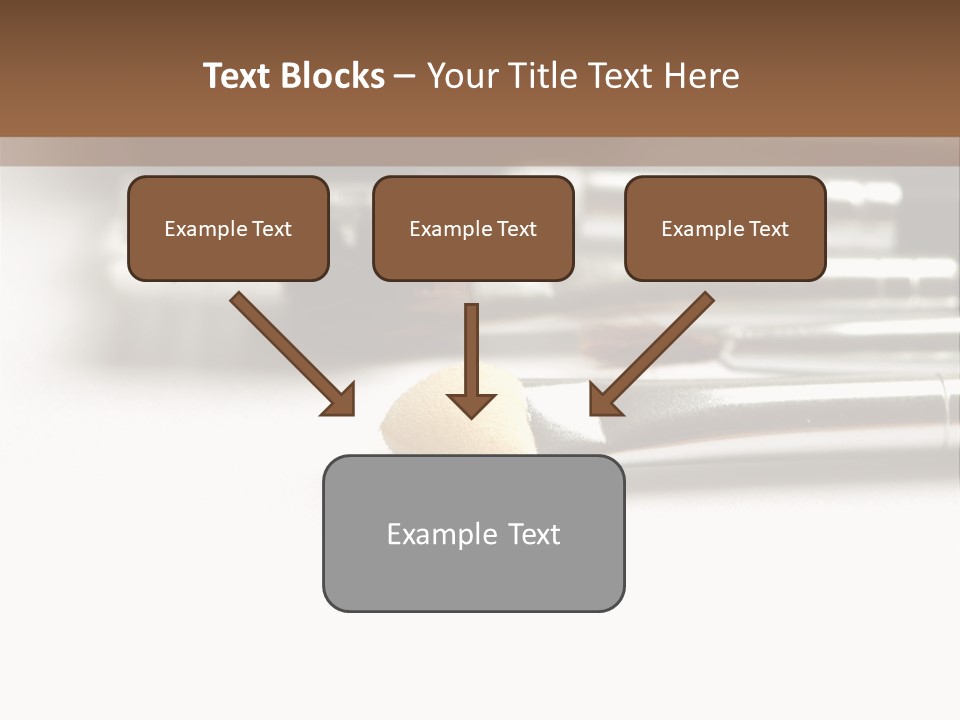 Isolated White Black PowerPoint Template