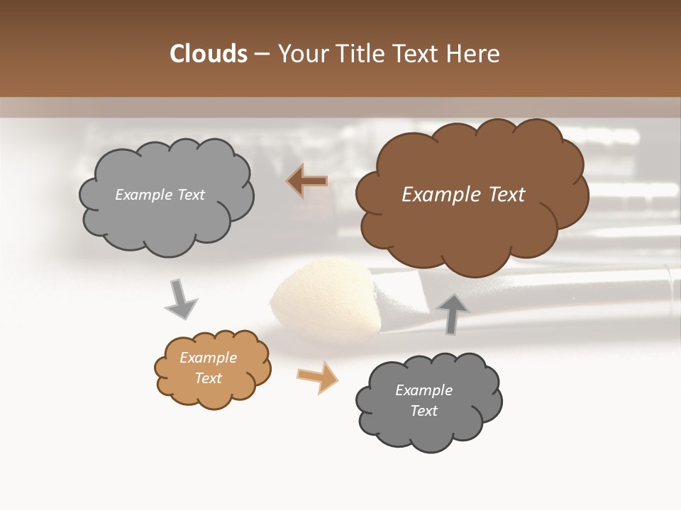 Isolated White Black PowerPoint Template