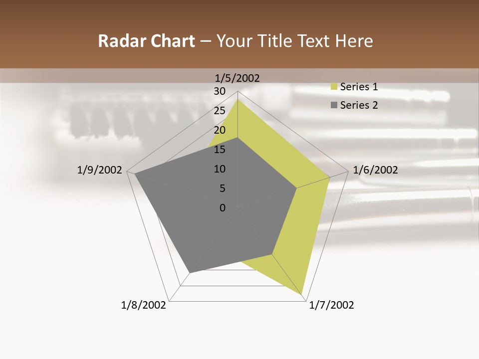 Isolated White Black PowerPoint Template
