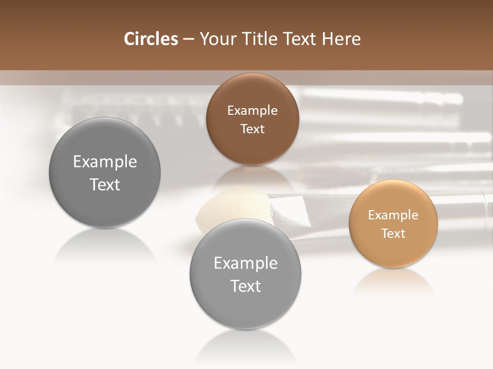 Isolated White Black PowerPoint Template