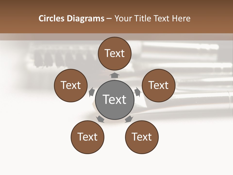 Isolated White Black PowerPoint Template