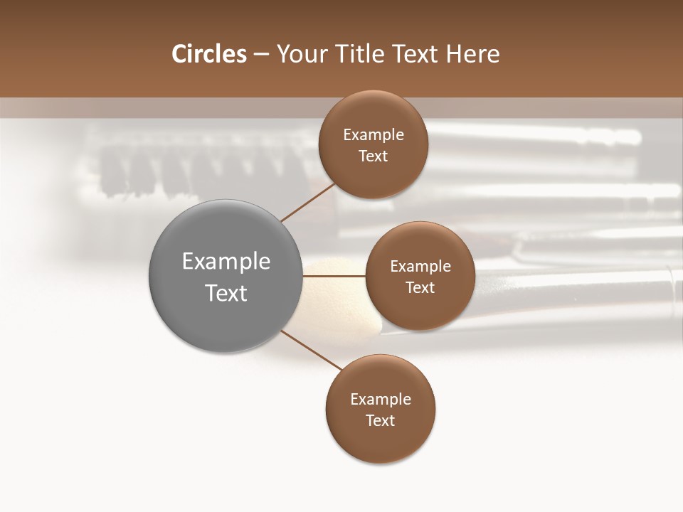 Isolated White Black PowerPoint Template