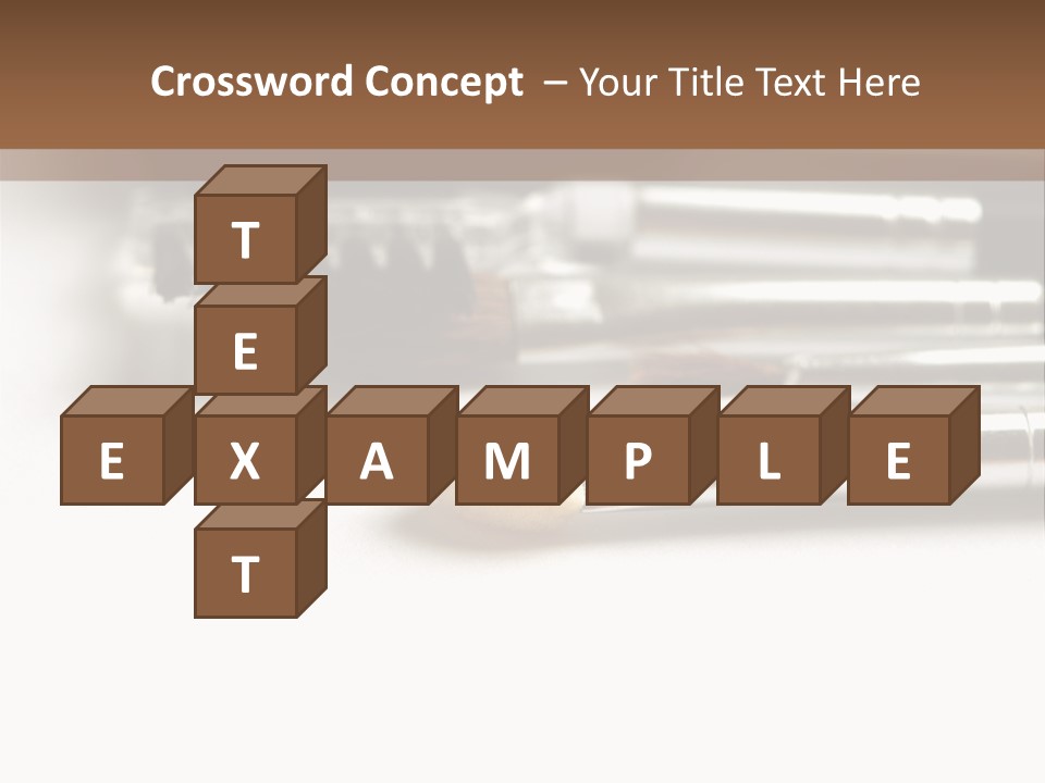 Isolated White Black PowerPoint Template