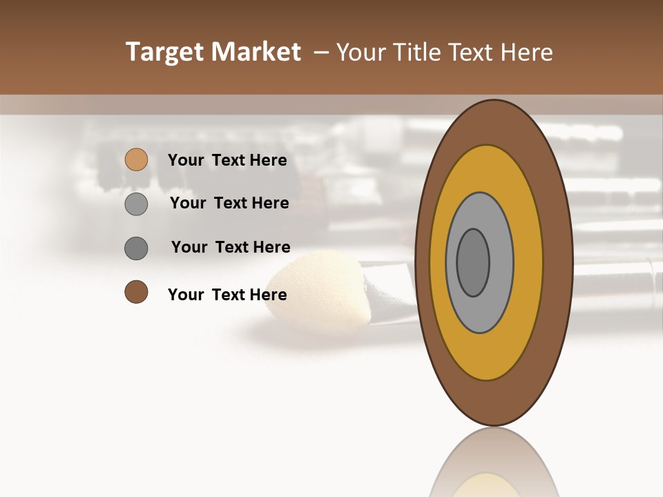 Isolated White Black PowerPoint Template