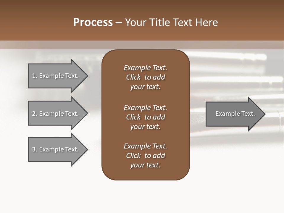 Isolated White Black PowerPoint Template