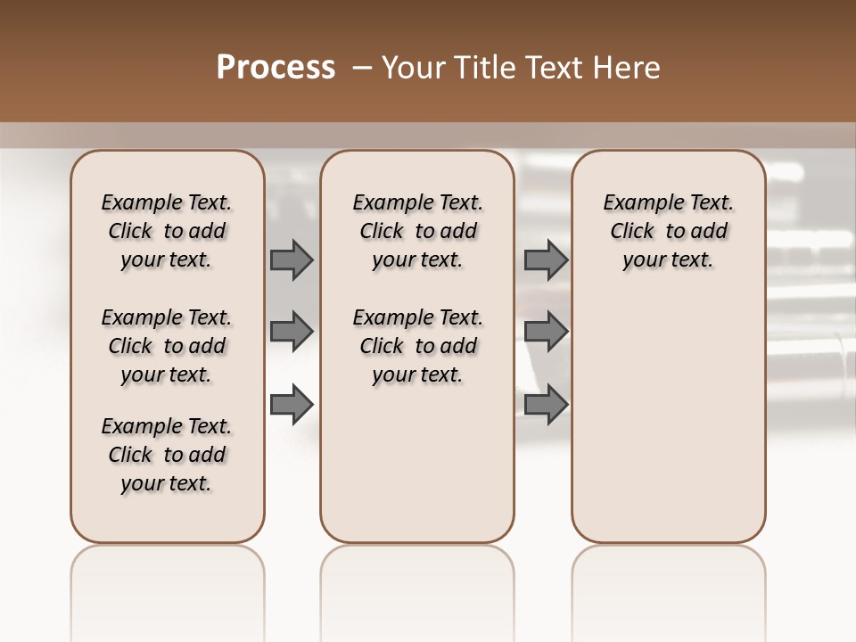 Isolated White Black PowerPoint Template